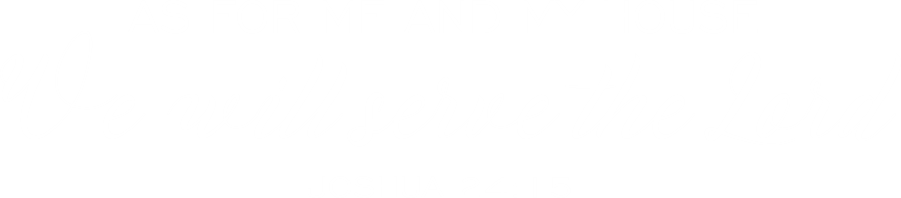 Joshua 24:15 Wall decal