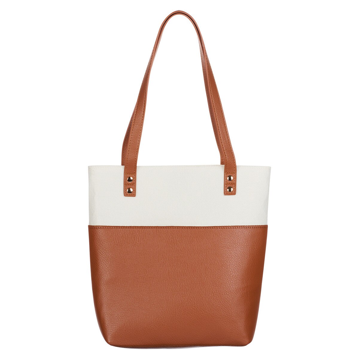 Proverbs 31 Women "Two-Tone Leather Tote Bag"