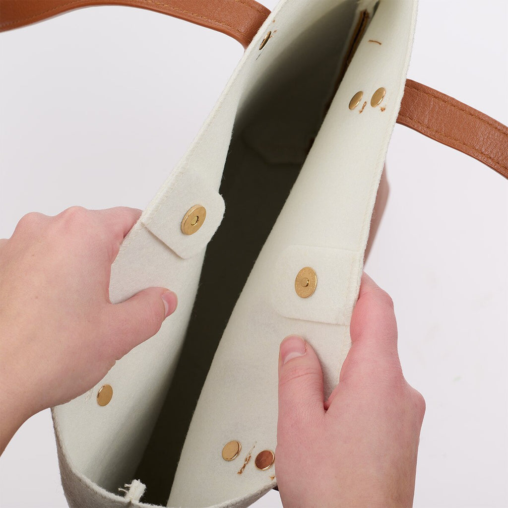 Proverbs 31 Women "Two-Tone Leather Tote Bag"