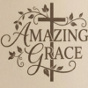 Amazing Grace framed wall print design
