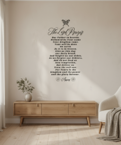 The Lord's Prayer Wall Art Decal