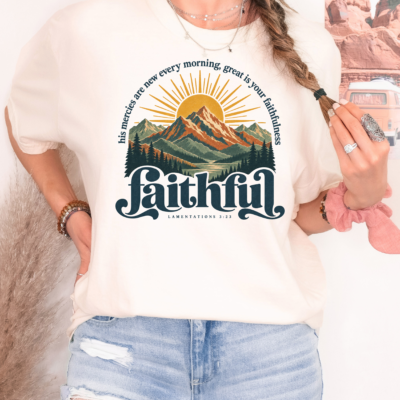 Faithful Tee - Lamentations 3:23