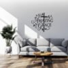Amazing Grace framed wall print styled in a room, Ephesians 2:8